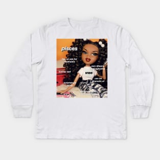 pisces bratz Kids Long Sleeve T-Shirt